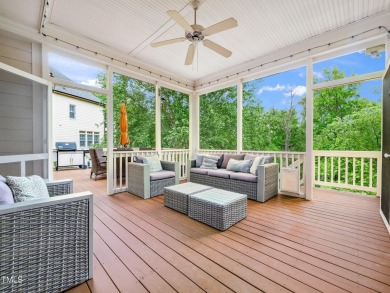 Step into refined luxury with this 6 bed / 5 bath estate on TPC at Wakefield Plantation in North Carolina - for sale on GolfHomes.com, golf home, golf lot
