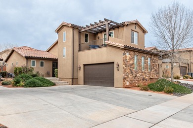 This stunning home is located in the highly sought-after on Entrada at Snow Canyon in Utah - for sale on GolfHomes.com, golf home, golf lot