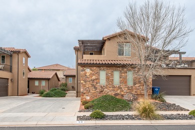 This stunning home is located in the highly sought-after on Entrada at Snow Canyon in Utah - for sale on GolfHomes.com, golf home, golf lot