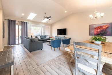 This stunning home is located in the highly sought-after on Entrada at Snow Canyon in Utah - for sale on GolfHomes.com, golf home, golf lot