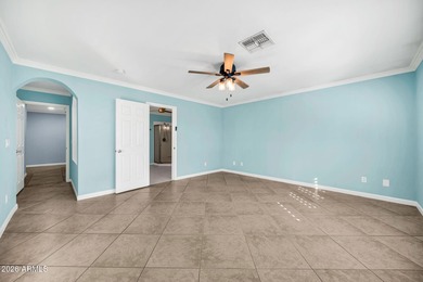 This exceptional custom Sun City home is ideally positioned on Sun City South Golf Course in Arizona - for sale on GolfHomes.com, golf home, golf lot