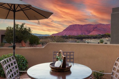 This gorgeous home blends indoors and outdoors with the many on Entrada at Snow Canyon in Utah - for sale on GolfHomes.com, golf home, golf lot