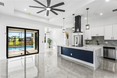Beautiful New Construction Freshwater front (no Gulf Access) on Del Tura Golf and Country Club in Florida - for sale on GolfHomes.com, golf home, golf lot