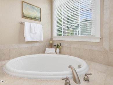 Easy first floor living & yard maintained by HOA at this on Heritage Golf Club in North Carolina - for sale on GolfHomes.com, golf home, golf lot
