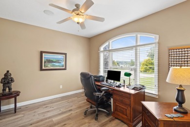 Comfortable and welcoming with 260 feet of water frontage, and on Island Hills Golf Club in Michigan - for sale on GolfHomes.com, golf home, golf lot