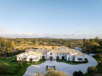 A masterful expression of timeless French country elegance on Rancho Santa Fe Golf Club in California - for sale on GolfHomes.com, golf home, golf lot