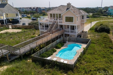 WOW Oceanfront Featuring NEW exterior siding, composite decking on Nags Head Golf Links in North Carolina - for sale on GolfHomes.com, golf home, golf lot