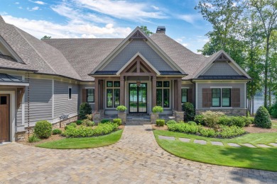 STUNNING LAKEFRONT LIVING AWAITS YOU! This bespoke custom on Reynolds Lake Oconee - The Oconee in Georgia - for sale on GolfHomes.com, golf home, golf lot