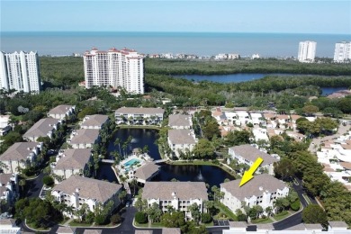 Top-Floor End Unit with Rare 2.5-Car Garage in Pebble Creek at on Club at Pelican Bay Golf Course in Florida - for sale on GolfHomes.com, golf home, golf lot