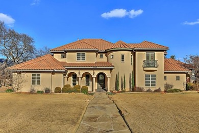 This stunning, updated custom Mediterranean home is located in on Mira Vista Country Club in Texas - for sale on GolfHomes.com, golf home, golf lot
