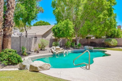 WOW - Oversized North/South facing lot with heated pool, soaring on Oakwood Golf Club  in Arizona - for sale on GolfHomes.com, golf home, golf lot
