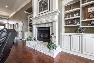 Beautiful one-story Lake Maria home built by Carriage Custom on Isabella Golf Course  in Arkansas - for sale on GolfHomes.com, golf home, golf lot