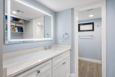 Experience the convenience of this renovated first-floor corner on Quail Ridge Golf Course and Country Club in Florida - for sale on GolfHomes.com, golf home, golf lot