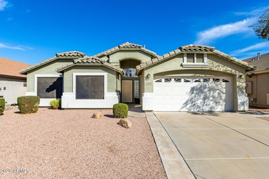 Situated on the wide 2nd fairway, this beautifully upgraded 3 on The Golf Club At Johnson Ranch in Arizona - for sale on GolfHomes.com, golf home, golf lot