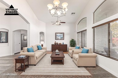 Situated on the wide 2nd fairway, this beautifully upgraded 3 on The Golf Club At Johnson Ranch in Arizona - for sale on GolfHomes.com, golf home, golf lot