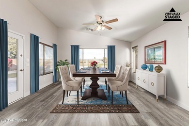 Situated on the wide 2nd fairway, this beautifully upgraded 3 on The Golf Club At Johnson Ranch in Arizona - for sale on GolfHomes.com, golf home, golf lot