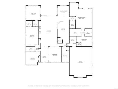 Beautiful one-story Lake Maria home built by Carriage Custom on Isabella Golf Course  in Arkansas - for sale on GolfHomes.com, golf home, golf lot
