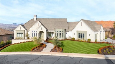 Perched in the prestigious enclave of Castle Rock, this on Entrada at Snow Canyon in Utah - for sale on GolfHomes.com, golf home, golf lot