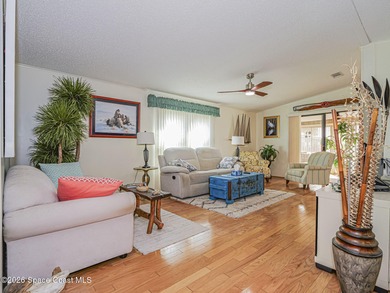 Clean! Freshly updated w/ paint, LVP floors, New Appliances, New on Barefoot Bay Golf Course in Florida - for sale on GolfHomes.com, golf home, golf lot