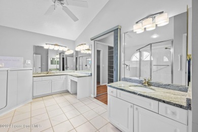 Just minutes from shopping, this 3 bedroom, 2 bath home has on Suntree Country Club in Florida - for sale on GolfHomes.com, golf home, golf lot