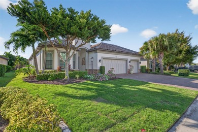 A rare Lazio floorplan with golf and a full 3-car garage on an on Esplanade Golf and Country at Lakewood Ranch in Florida - for sale on GolfHomes.com, golf home, golf lot