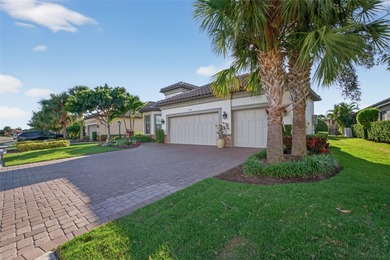 A rare Lazio floorplan with golf and a full 3-car garage on an on Esplanade Golf and Country at Lakewood Ranch in Florida - for sale on GolfHomes.com, golf home, golf lot