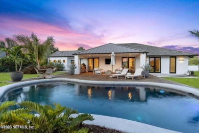 Welcome home to this STUNNING contemporary 5-bedroom and 4 on Ponte Vedra Inn and Club - Lagoon in Florida - for sale on GolfHomes.com, golf home, golf lot