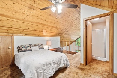 Charming Lakefront Cabin tucked away in the woods overlooking on Hide-A-Way Hills Golf Club in Ohio - for sale on GolfHomes.com, golf home, golf lot