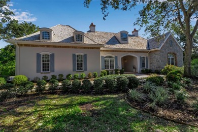 Although built in the 20th century, this home looks as authentic on The Oaks Club in Florida - for sale on GolfHomes.com, golf home, golf lot