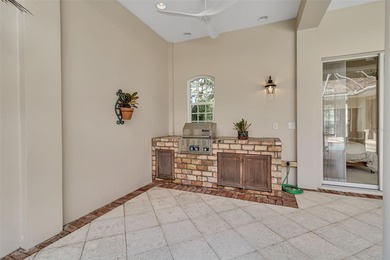 Although built in the 20th century, this home looks as authentic on The Oaks Club in Florida - for sale on GolfHomes.com, golf home, golf lot