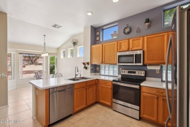 This Payson model was expanded adding extra living space and an on Corte Bella Golf Club in Arizona - for sale on GolfHomes.com, golf home, golf lot