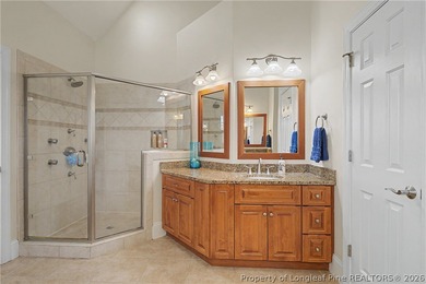 Welcome to this stunning executive all-brick home, tucked behind on Anderson Creek Golf Club in North Carolina - for sale on GolfHomes.com, golf home, golf lot