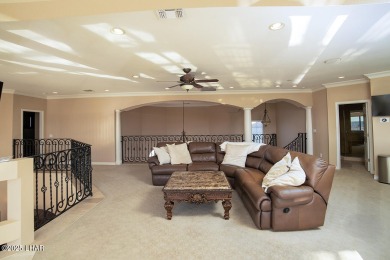 Nestled on the 4th fairway, this stunning 5,577 sq. ft. estate on London Bridge Golf Course in Arizona - for sale on GolfHomes.com, golf home, golf lot