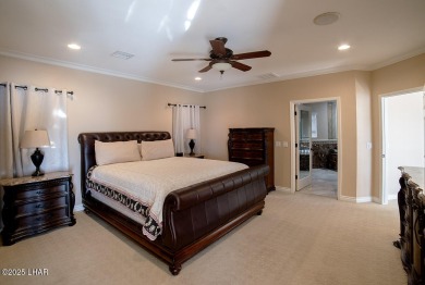 Nestled on the 4th fairway, this stunning 5,577 sq. ft. estate on London Bridge Golf Course in Arizona - for sale on GolfHomes.com, golf home, golf lot