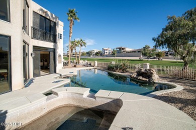 Nestled on the 4th fairway, this stunning 5,577 sq. ft. estate on London Bridge Golf Course in Arizona - for sale on GolfHomes.com, golf home, golf lot
