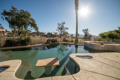 Nestled on the 4th fairway, this stunning 5,577 sq. ft. estate on London Bridge Golf Course in Arizona - for sale on GolfHomes.com, golf home, golf lot