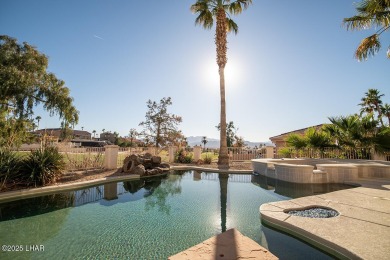 Nestled on the 4th fairway, this stunning 5,577 sq. ft. estate on London Bridge Golf Course in Arizona - for sale on GolfHomes.com, golf home, golf lot