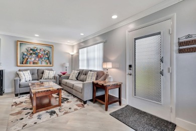 Beautifully remodeled first fl corner unit. Living room window on Kings Point Golf -Flanders Way in Florida - for sale on GolfHomes.com, golf home, golf lot