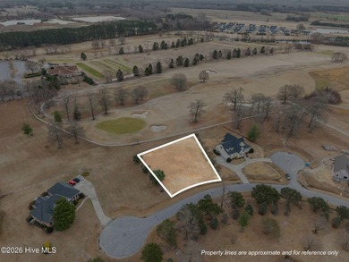 Build your dream home on this beautifully cleared 0.39-acre lot on Bradford Creek Golf Course in North Carolina - for sale on GolfHomes.com, golf home, golf lot