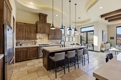 This exceptional home blends timeless architecture with on Entrada at Snow Canyon in Utah - for sale on GolfHomes.com, golf home, golf lot