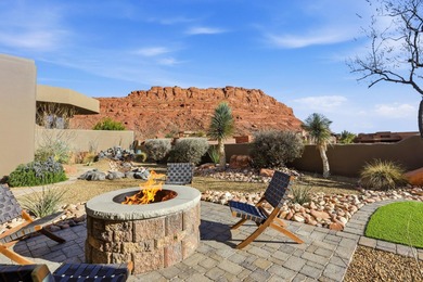 This exceptional home blends timeless architecture with on Entrada at Snow Canyon in Utah - for sale on GolfHomes.com, golf home, golf lot