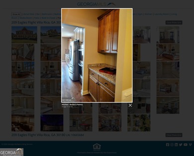 Experience luxury living in this expansive 5,300+ sq ft, 6BR/5BA on Mirror Lake Golf Club in Georgia - for sale on GolfHomes.com, golf home, golf lot