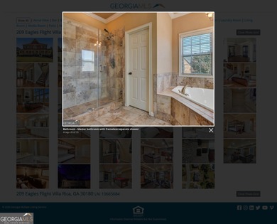 Experience luxury living in this expansive 5,300+ sq ft, 6BR/5BA on Mirror Lake Golf Club in Georgia - for sale on GolfHomes.com, golf home, golf lot