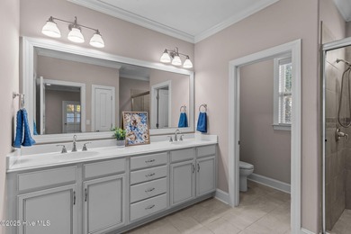 Experience refined coastal living in this beautifully designed on Cape Fear National At Brunswick Forest in North Carolina - for sale on GolfHomes.com, golf home, golf lot