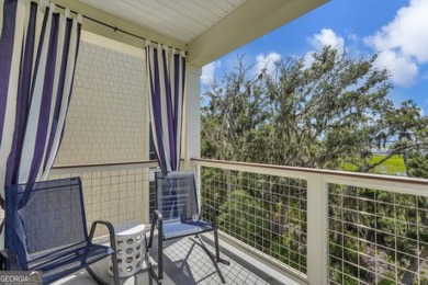 The view of Jekyll Harbor takes center stage in this 3 bedroom 3 on Jekyll Island Golf Club in Georgia - for sale on GolfHomes.com, golf home, golf lot