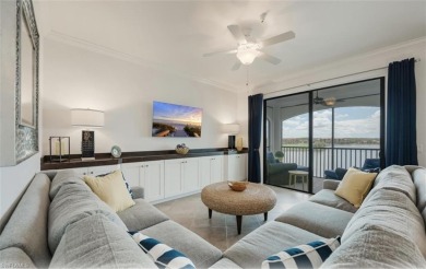 Discover this stunning top floor Bellini 2 BR + Den condo on Bonita National Golf Course in Florida - for sale on GolfHomes.com, golf home, golf lot