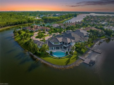 The ultimate waterfront lifestyle awaits in this exclusive on Miromar Lakes Golf Club in Florida - for sale on GolfHomes.com, golf home, golf lot