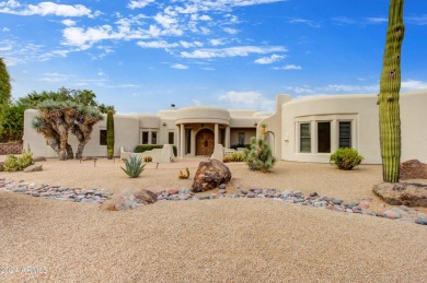 Well built custom Southwest style home on the golf course in Rio on Rio Verde Country Club - Quail Run in Arizona - for sale on GolfHomes.com, golf home, golf lot