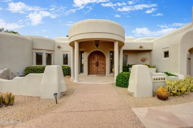 Well built custom Southwest style home on the golf course in Rio on Rio Verde Country Club - Quail Run in Arizona - for sale on GolfHomes.com, golf home, golf lot