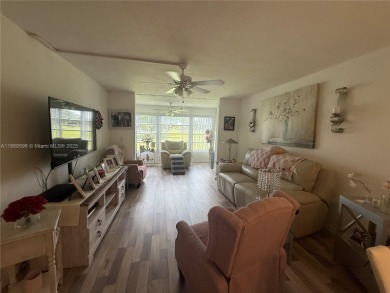 Beautiful corner unit  1/1/.5 condo in this 55+ community  with on Sunrise Lakes Phase III in Florida - for sale on GolfHomes.com, golf home, golf lot